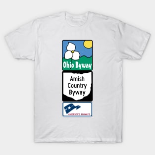 Amish Country Byway National Scenic Byway sign T-Shirt